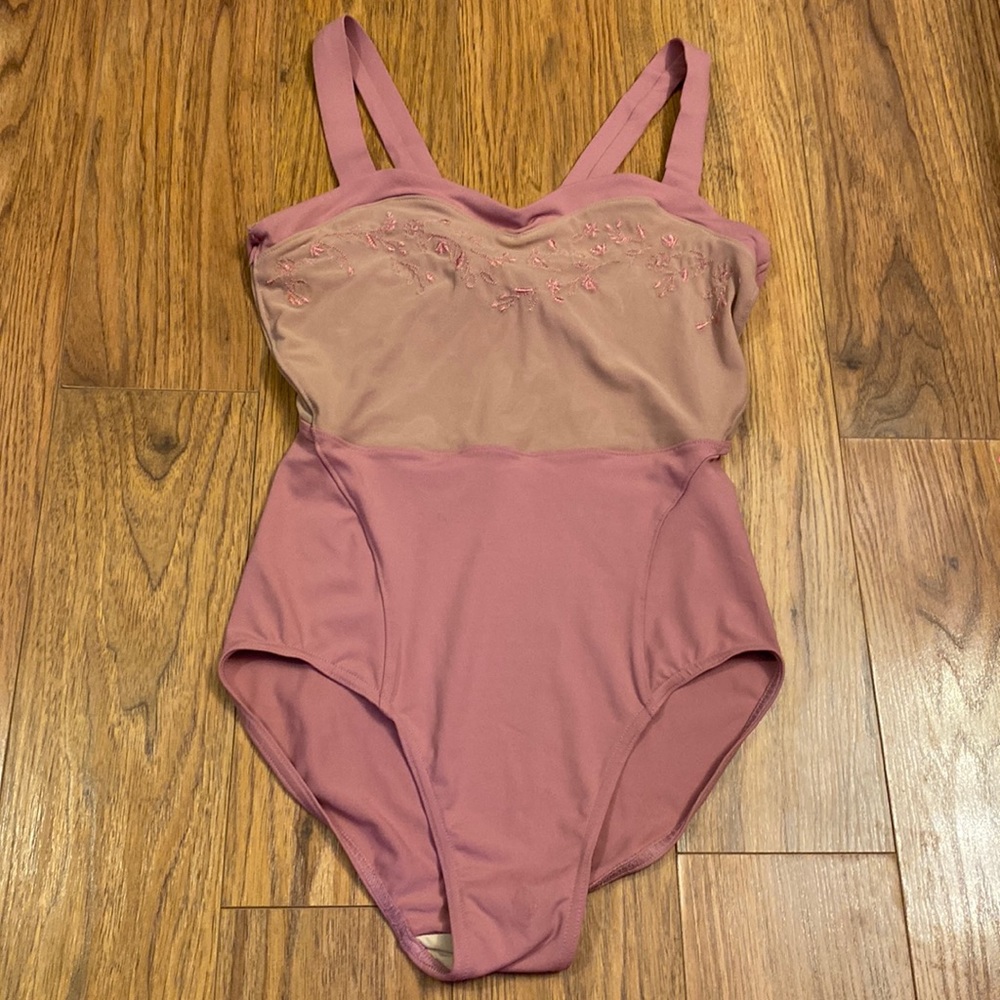 Pink dance leotard